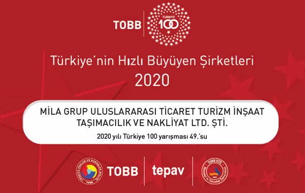 TURKEY 100 AWARD