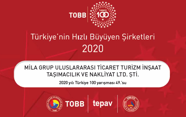 TÜRKİYE 100 ÖDÜLÜ